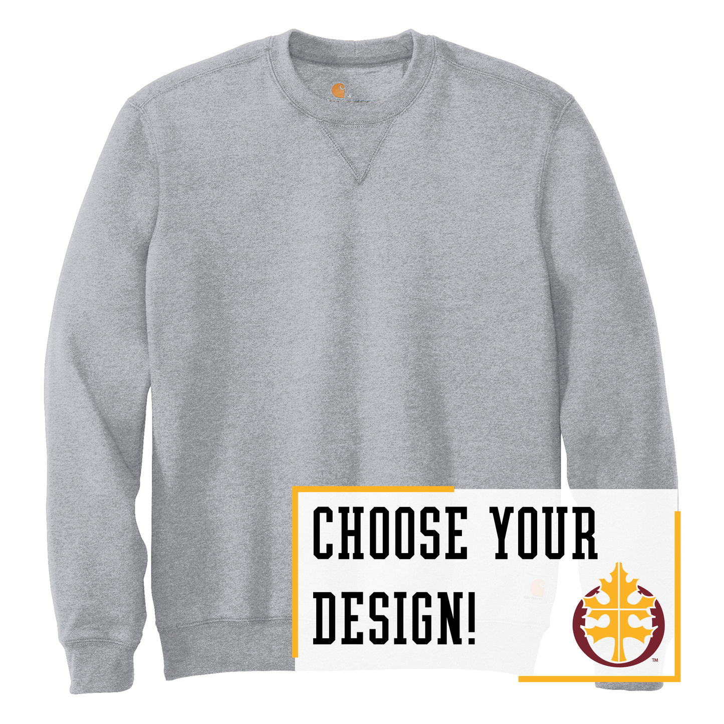 Oak Grove Carhartt® Midweight Crewneck Sweatshirt (CTK124)