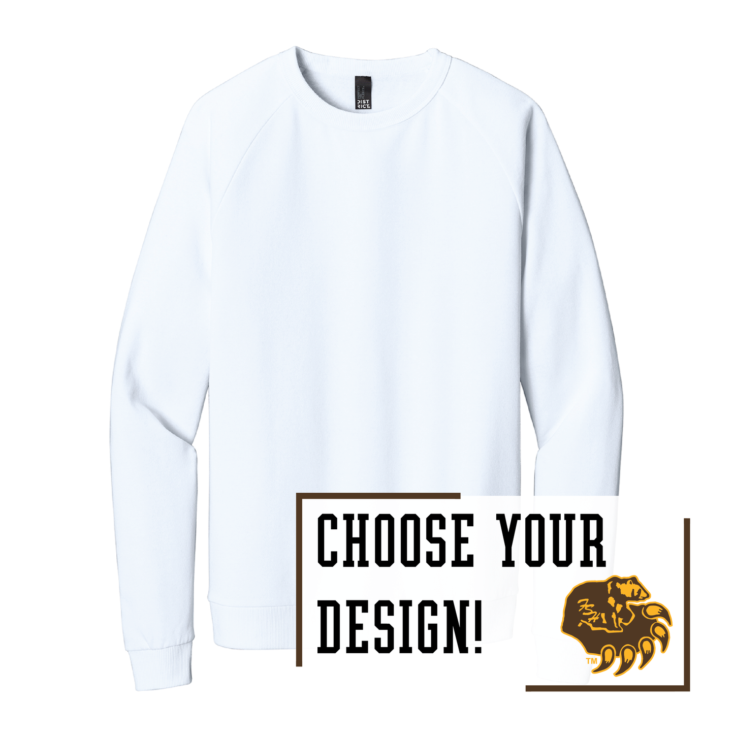 Bruins District® Perfect Tri® Fleece Crewneck Sweatshirt (DT1304)
