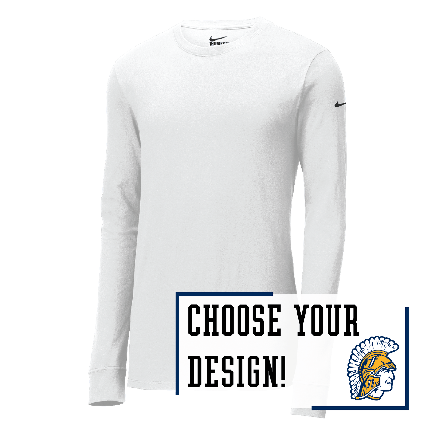 Spartans Nike Dri-FIT Cotton/Poly Long Sleeve Tee (NKBQ5230)