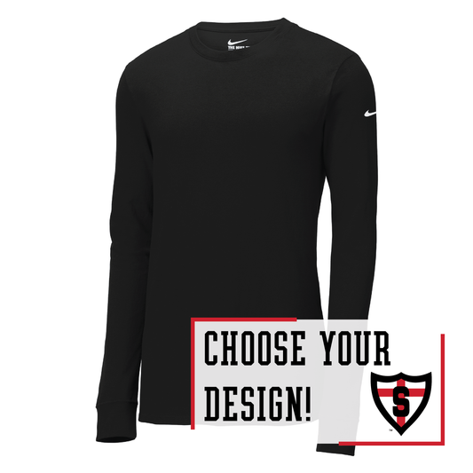 Shanley Nike Dri-FIT Cotton/Poly Long Sleeve Tee (NKBQ5230)