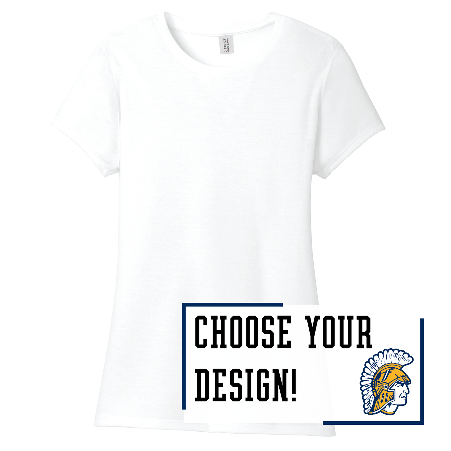 Spartans District® Women’s Perfect Tri® Tee (DM130L)