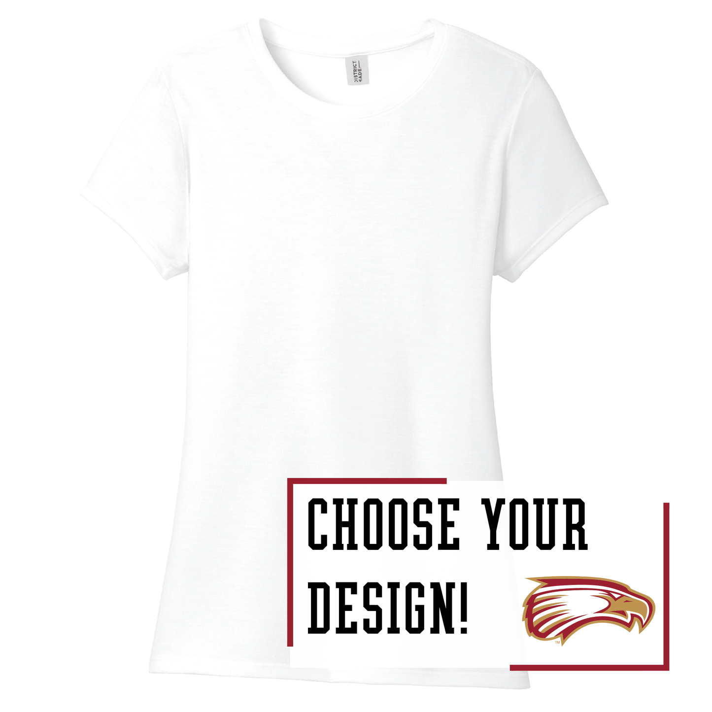 Eagles District® Women’s Perfect Tri® Tee (DM130L)