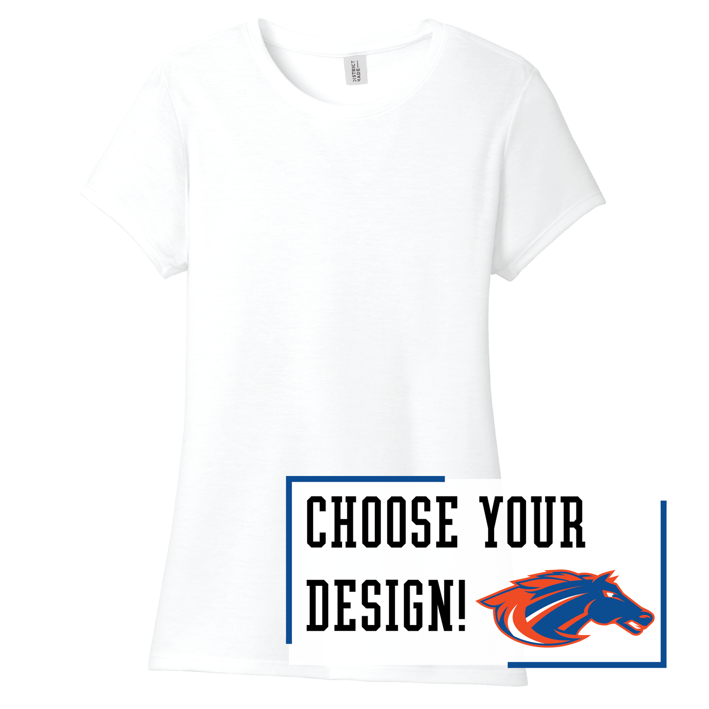 Mustang District® Women’s Perfect Tri® Tee (DM130L)
