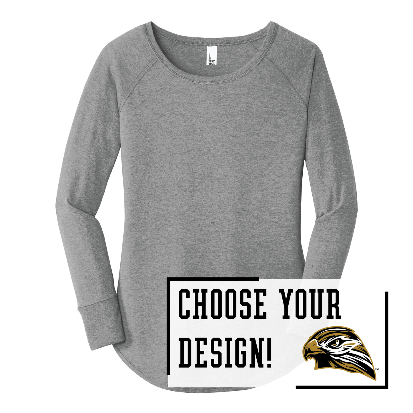 Hawks District® Women’s Long Sleeve Tee (DT132L)