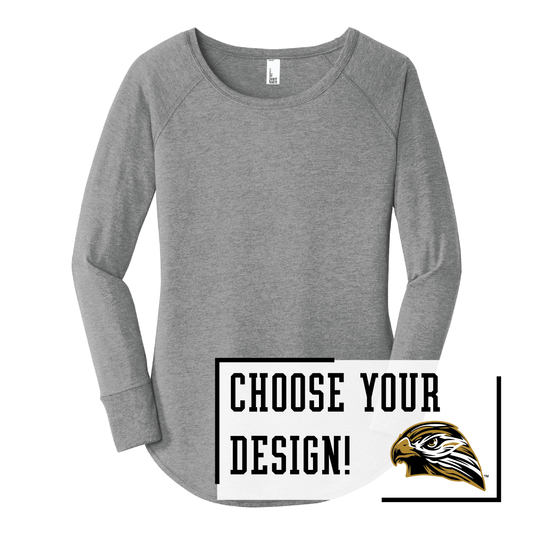 Hawks District® Women’s Long Sleeve Tee (DT132L)