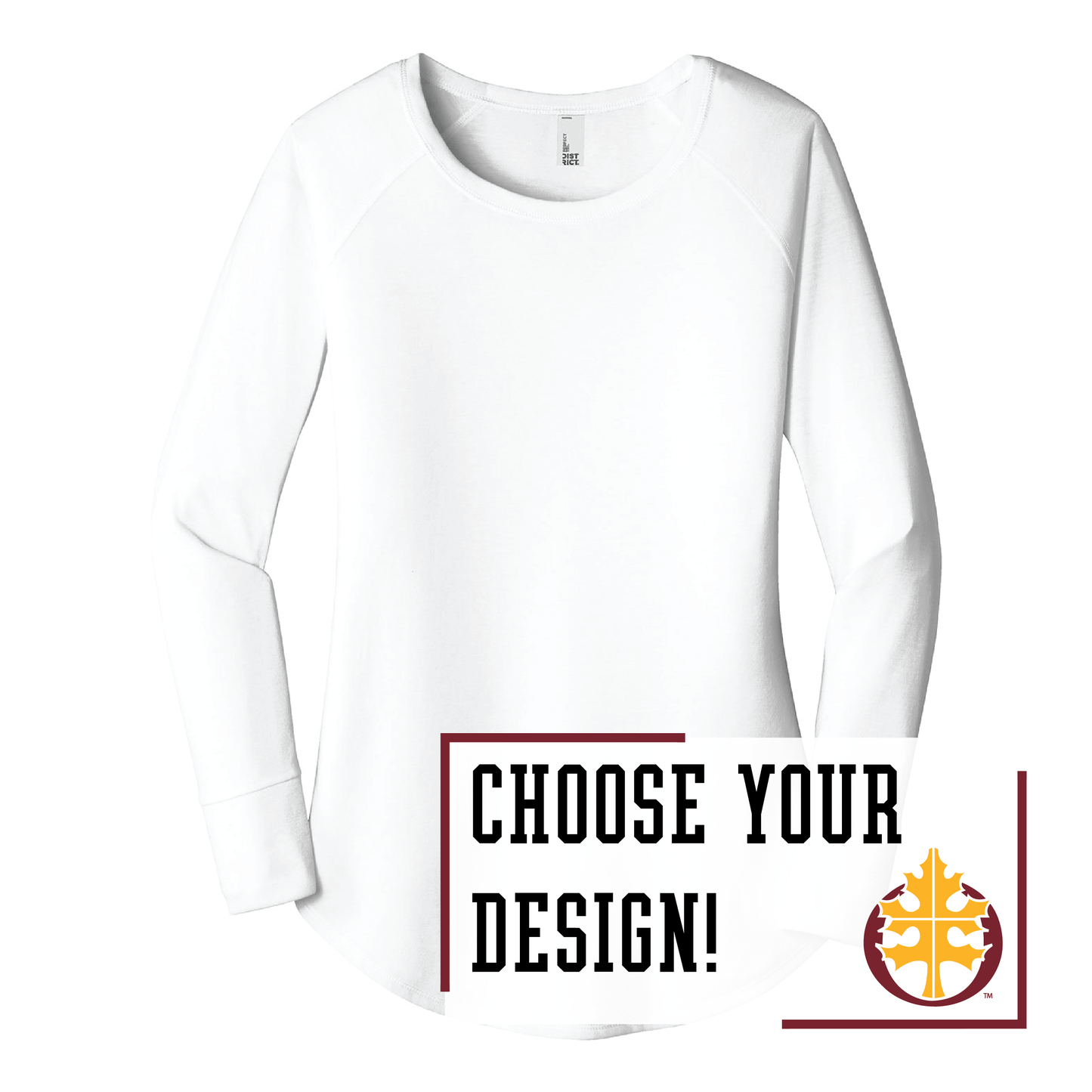 Oak Grove District® Women’s Long Sleeve Tee (DT132L)