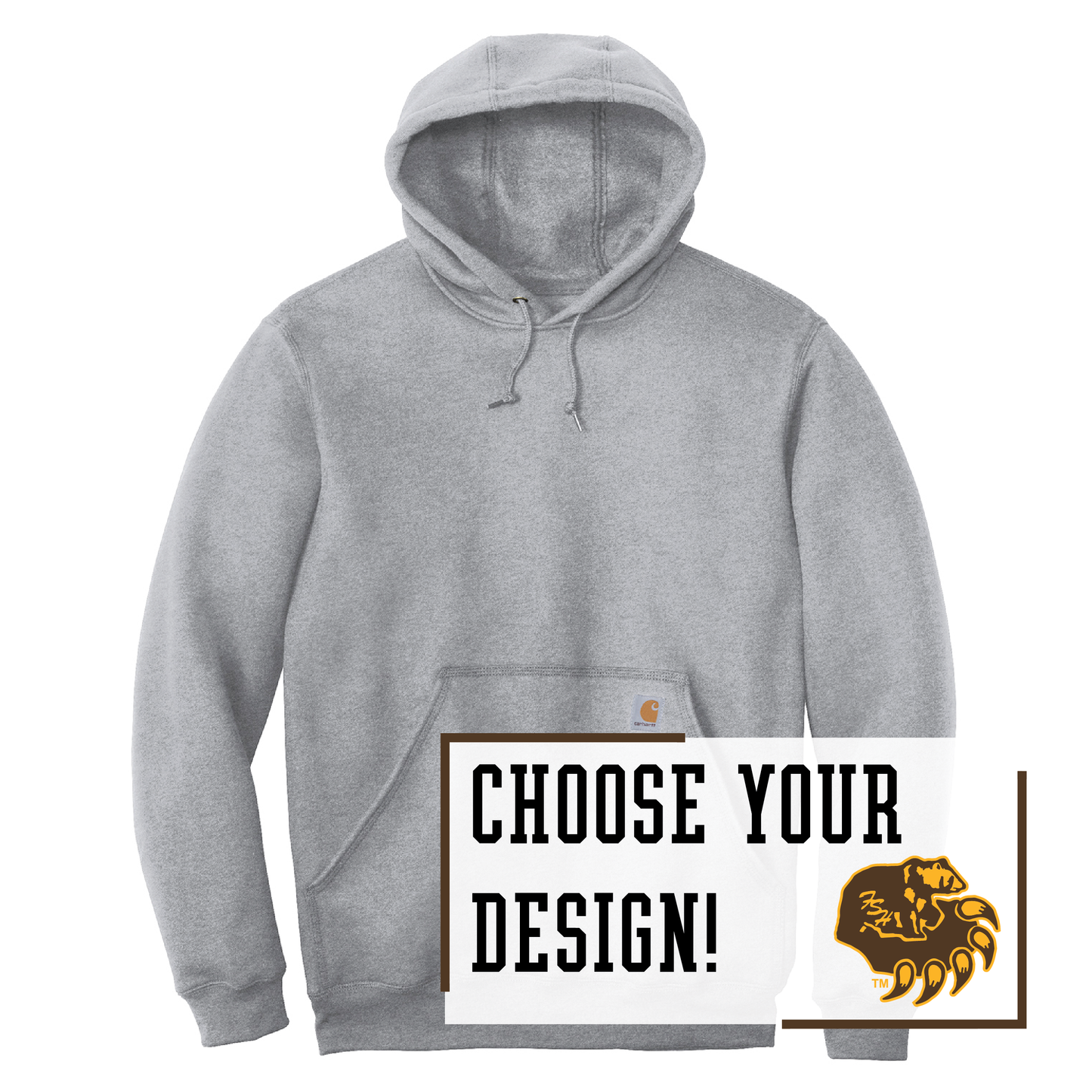 Bruins Carhartt® Midweight Hooded Sweatshirt (CTK121)
