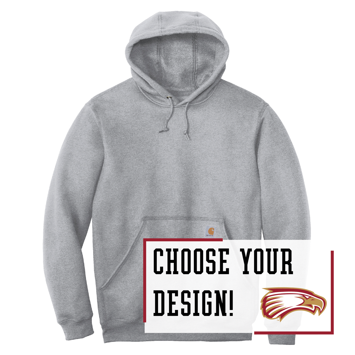 Eagles Carhartt® Midweight Hooded Sweatshirt (CTK121)