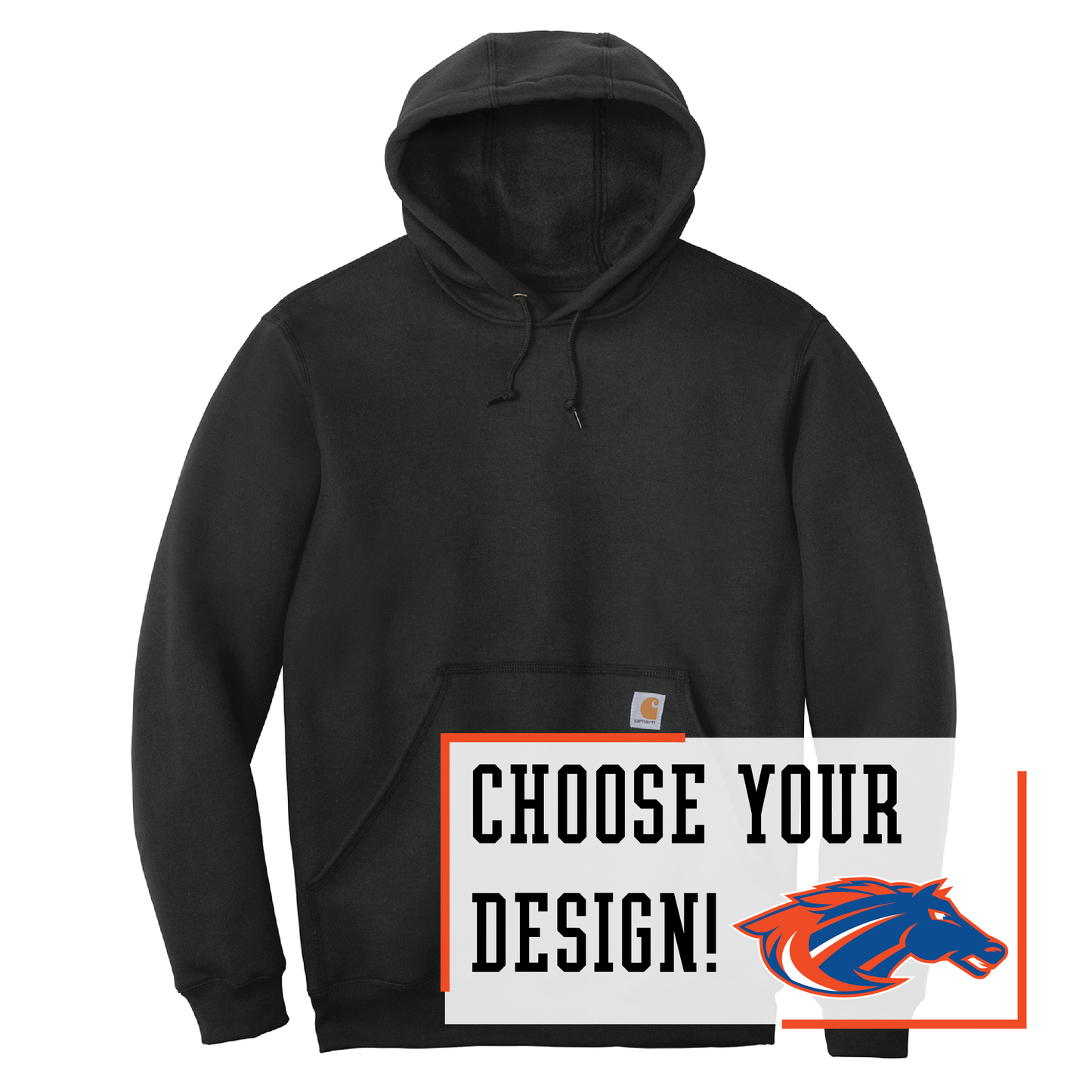 Mustangs Carhartt® Midweight Hooded Sweatshirt (CTK121)