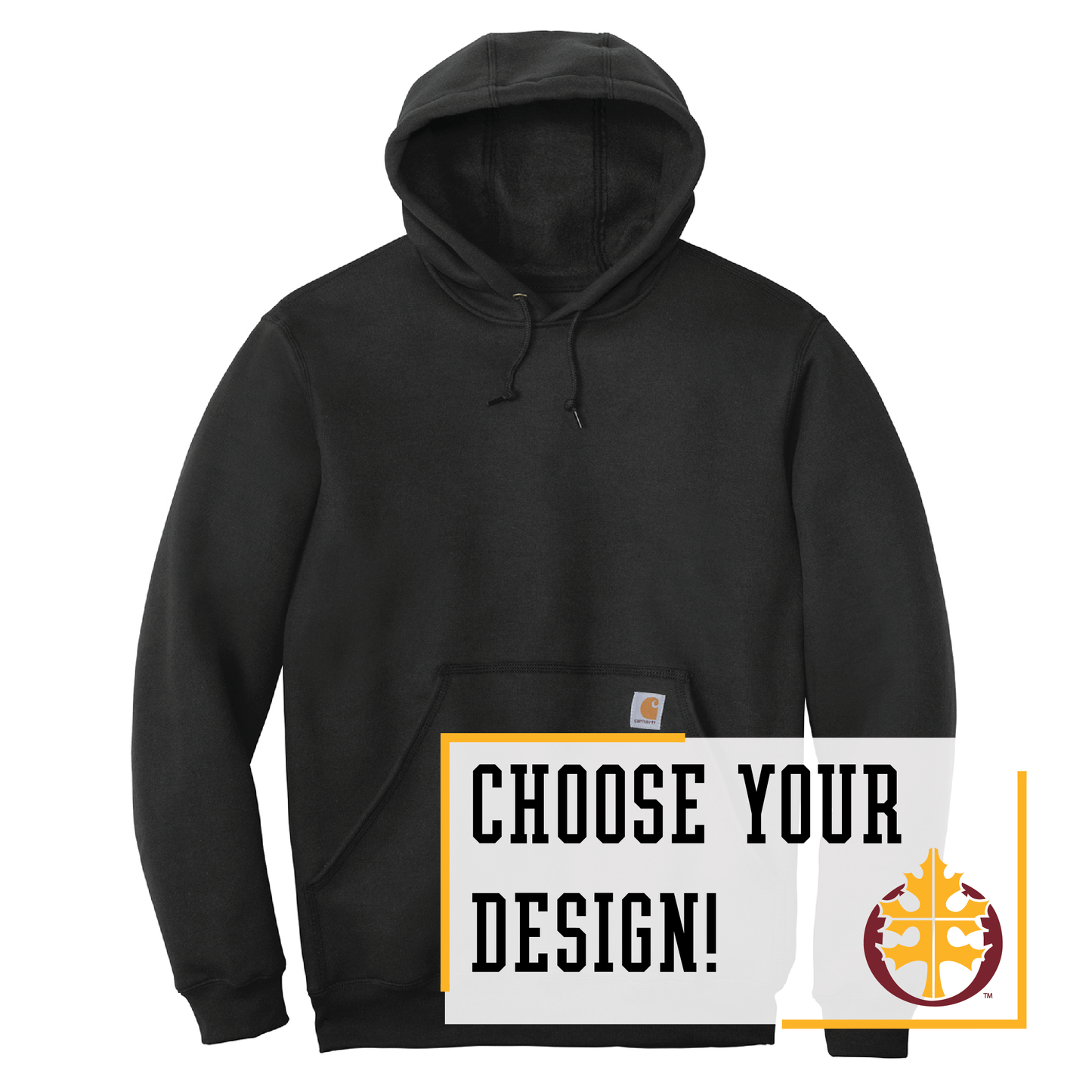 Oak Grove Carhartt® Midweight Hooded Sweatshirt (CTK121)