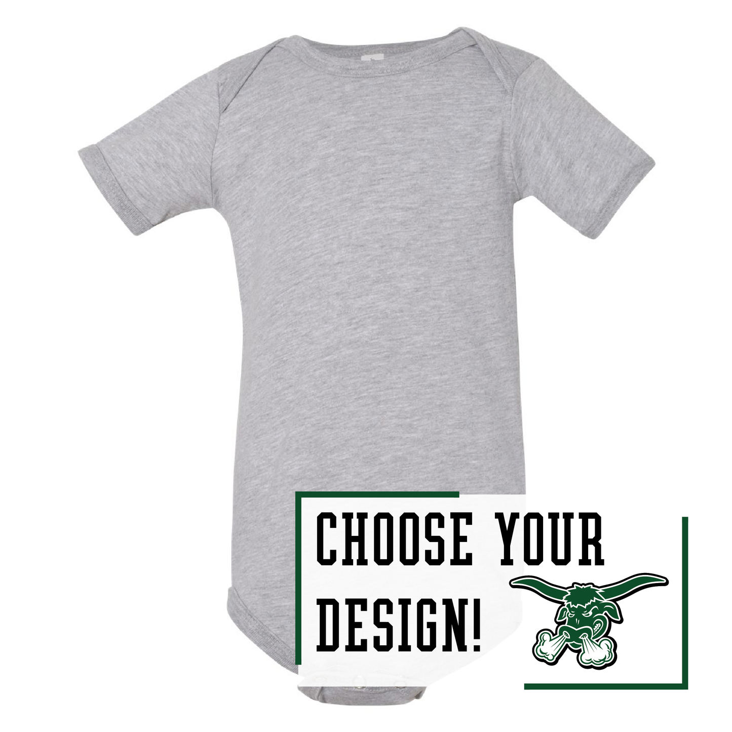Packers BELLA+CANVAS® Infant Jersey Short Sleeve One Piece (100b)