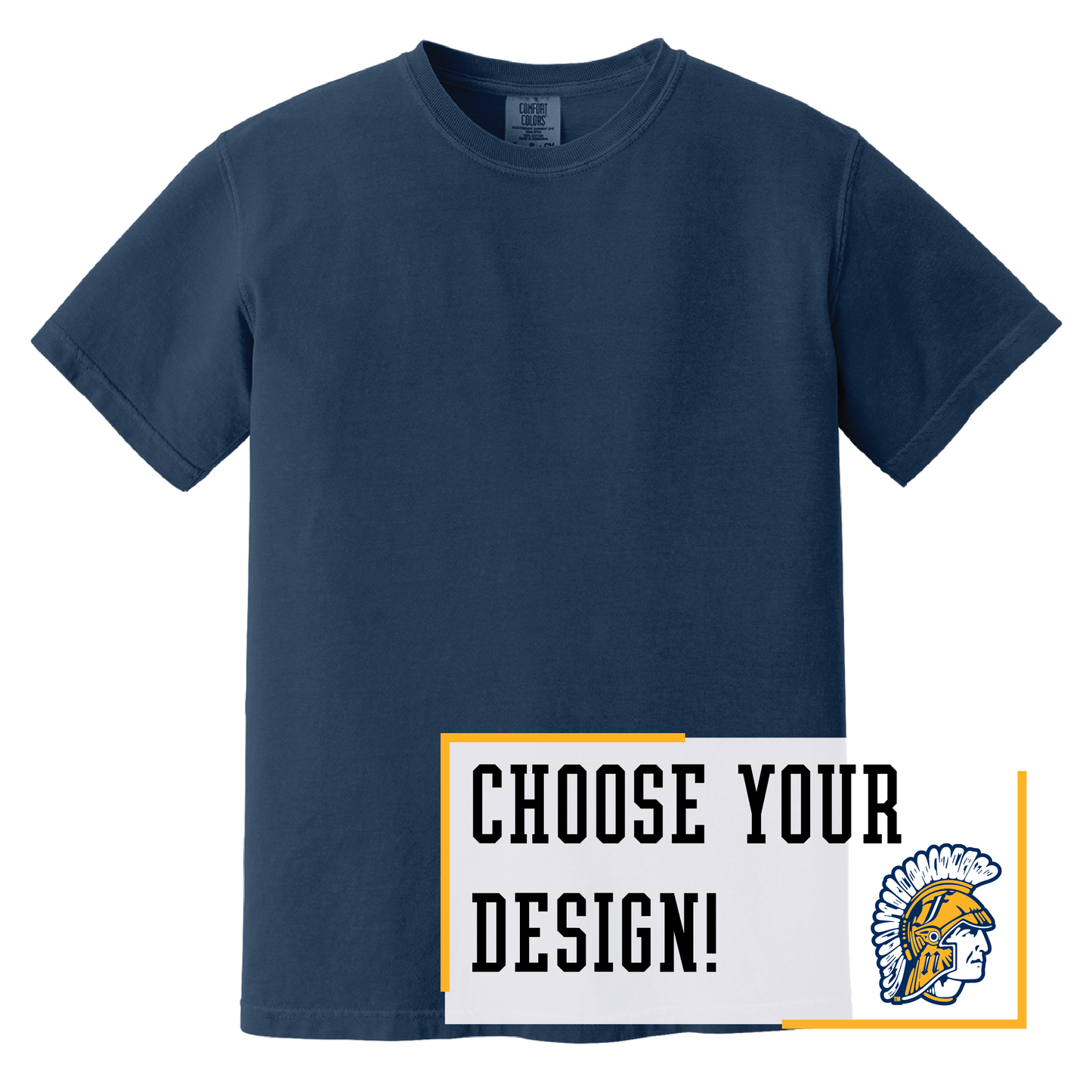 Spartans Comfort Colors® Heavyweight Ring Spun Tee (1717)