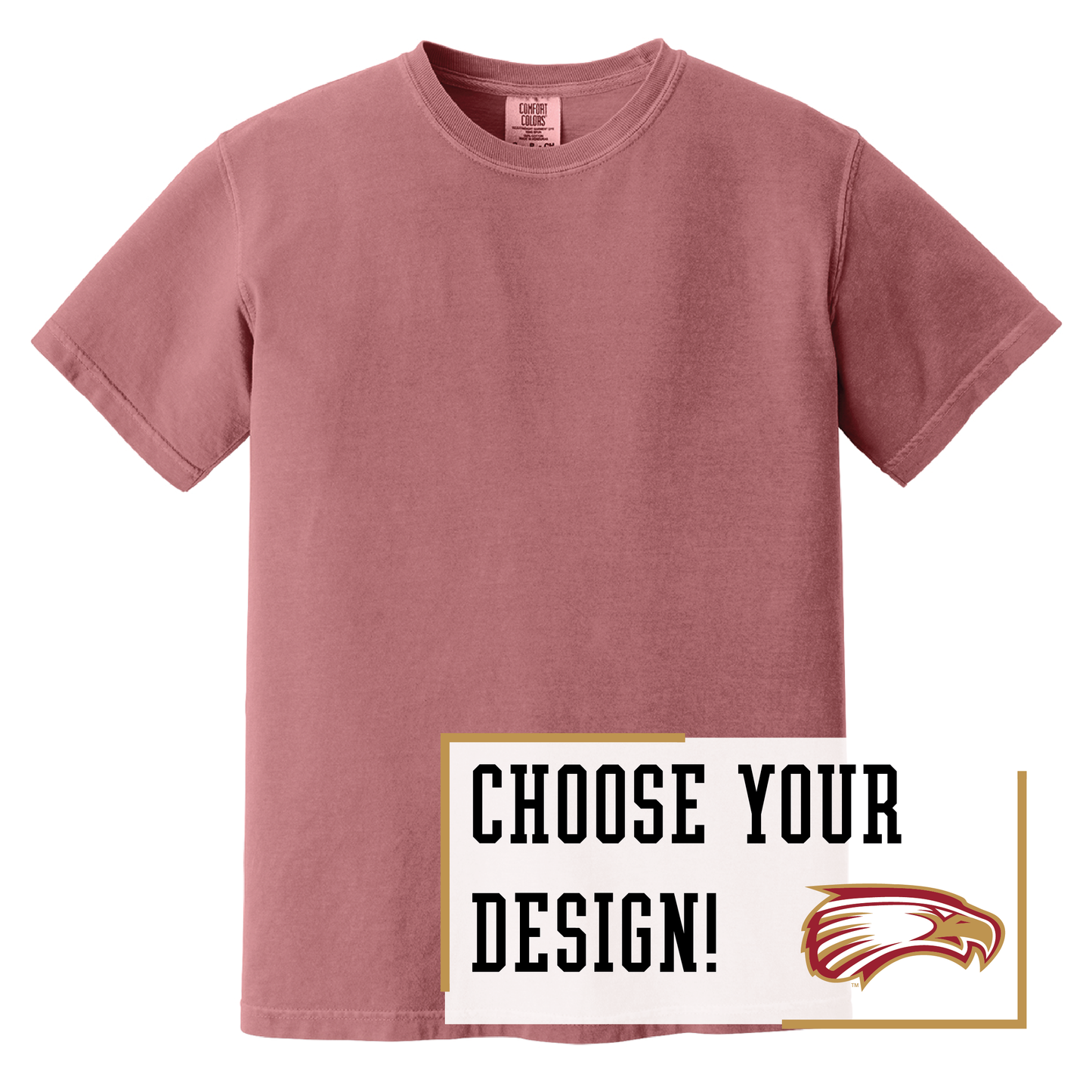 Eagles Comfort Colors® Heavyweight Ring Spun Tee (1717)