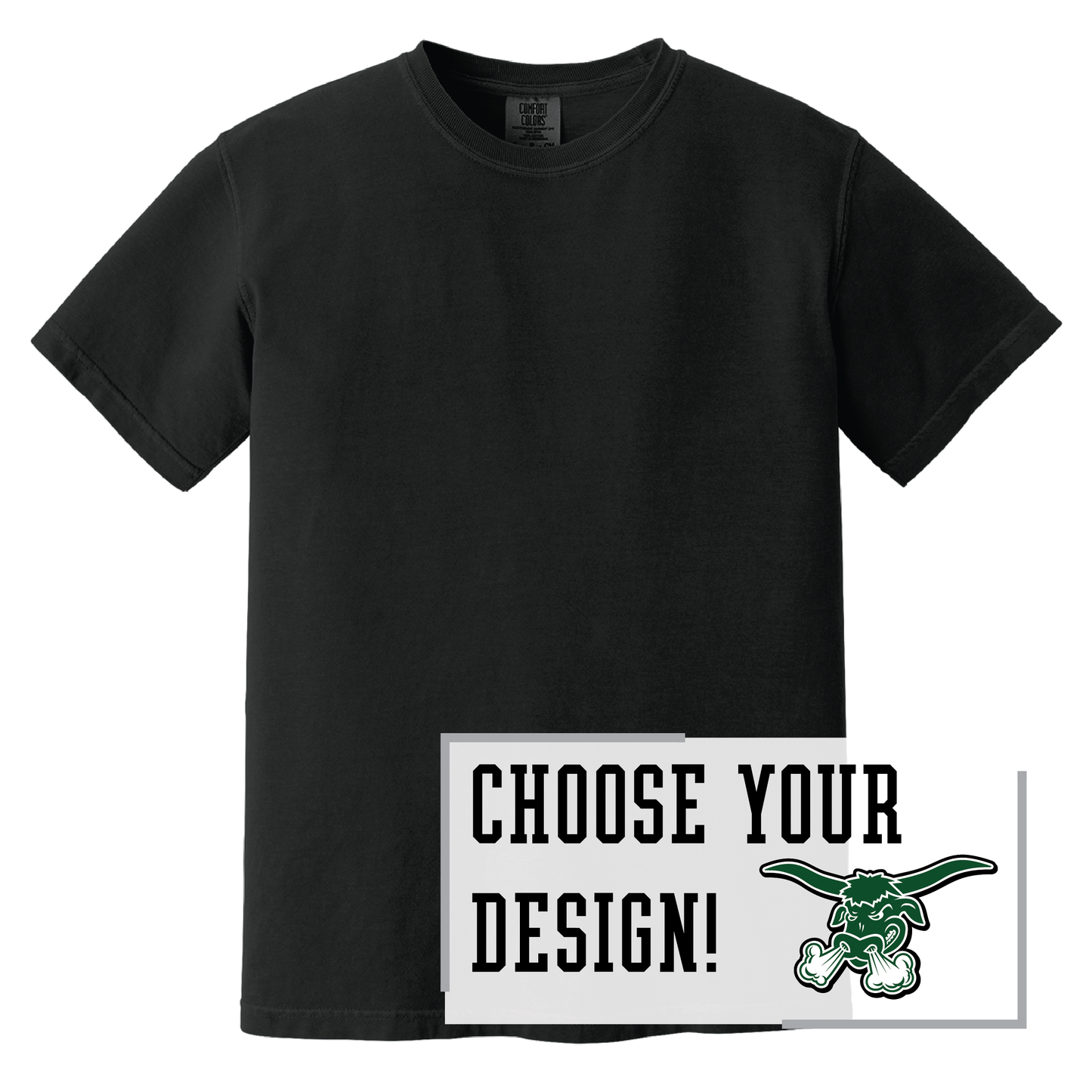 Packers Comfort Colors® Heavyweight Ring Spun Tee (1717)