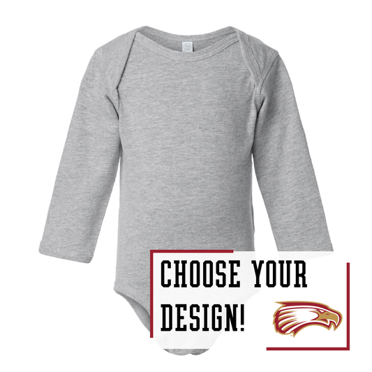 Eagles Rabbit Skins™ Infant Long Sleeve Jersey Bodysuit (4421)