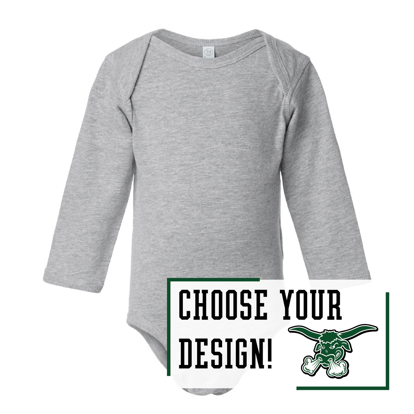 Packers Rabbit Skins™ Infant Long Sleeve Jersey Bodysuit (4421)