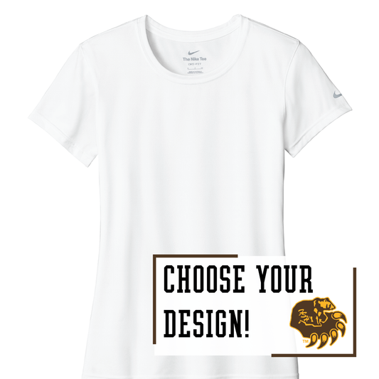 Bruins Nike Women's Swoosh Sleeve rLegend Tee (NKDX8734)