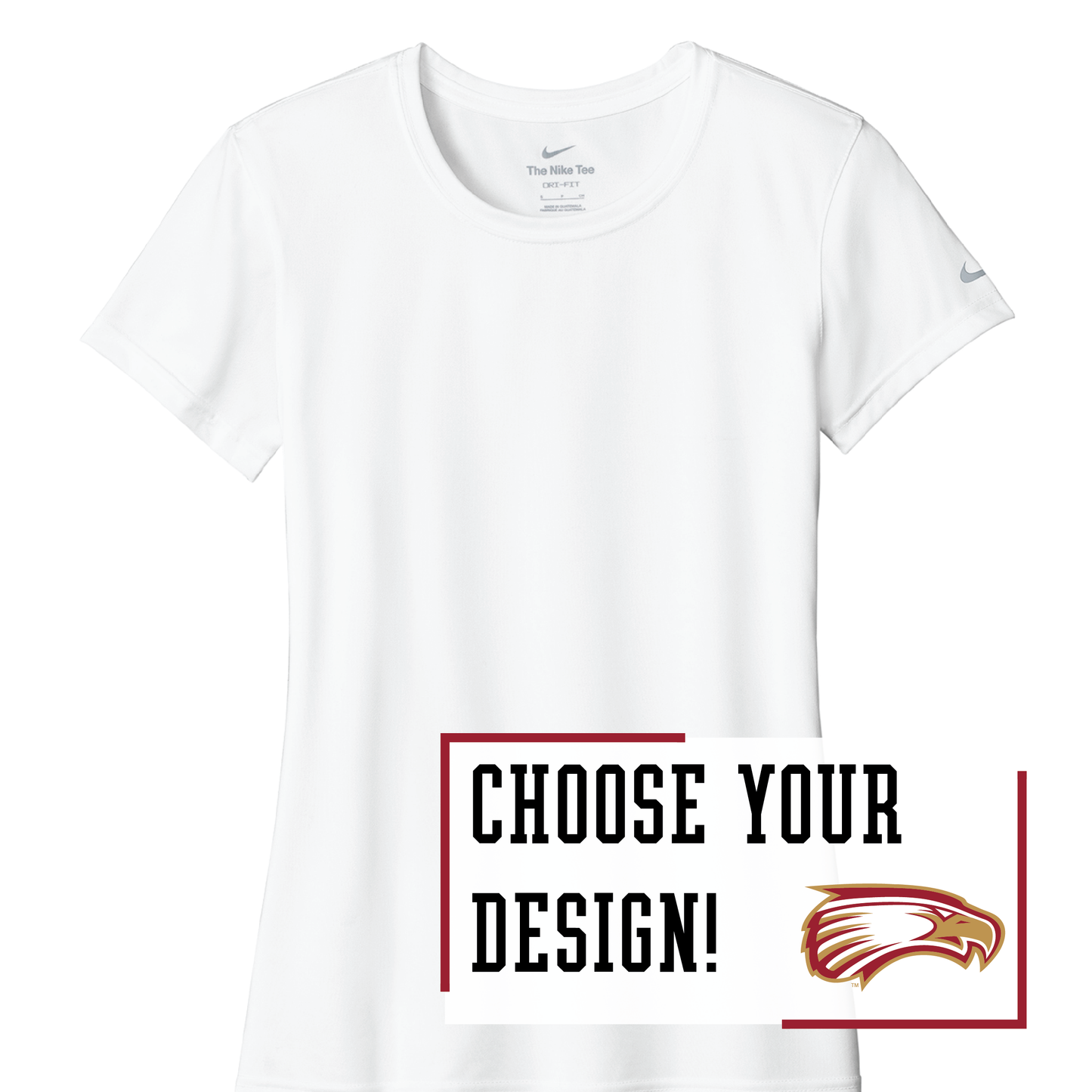 Eagles Nike Women's Swoosh Sleeve rLegend Tee (NKDX8734)