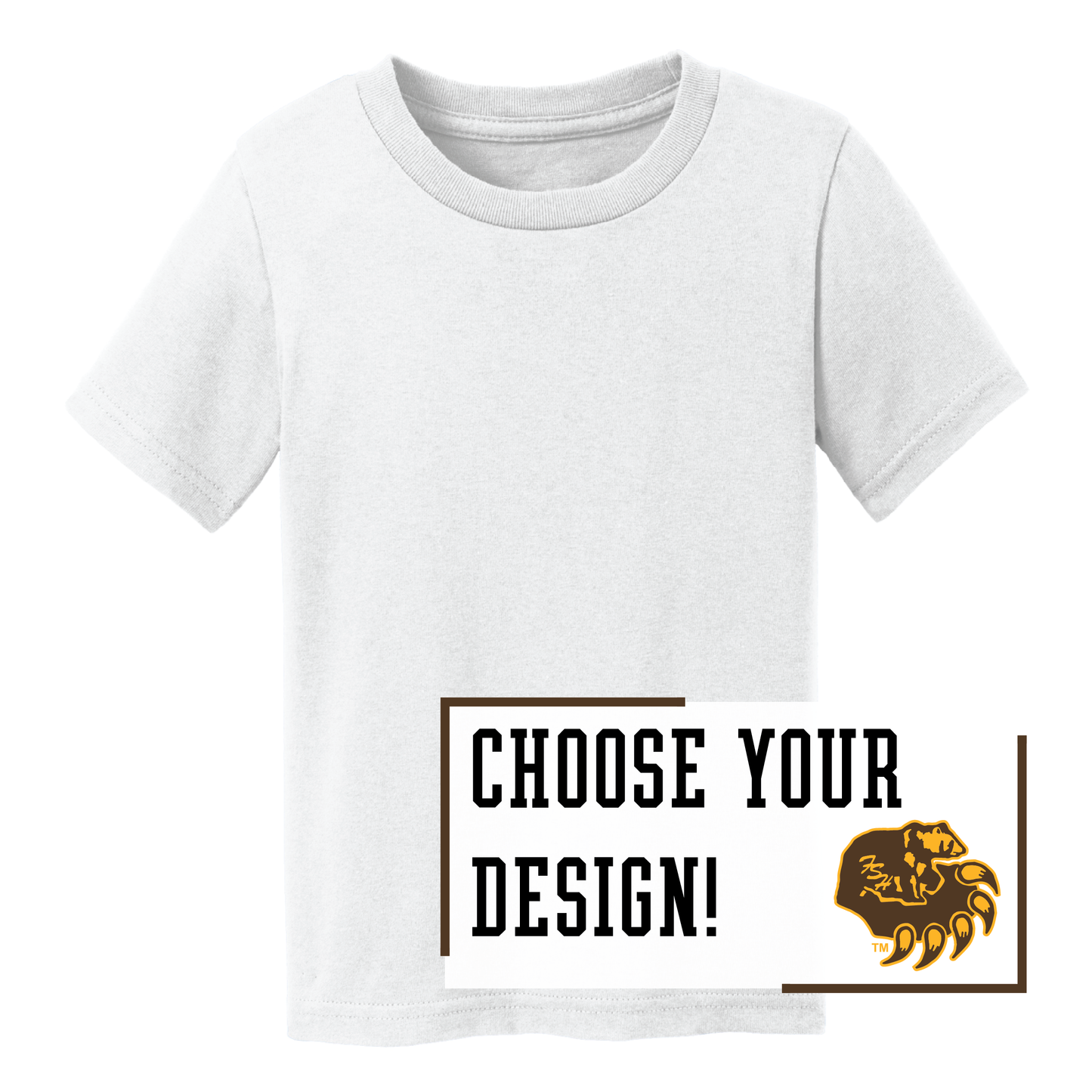 Bruins Port & Co™ Toddler Core Cotton Tee (CAR54T)