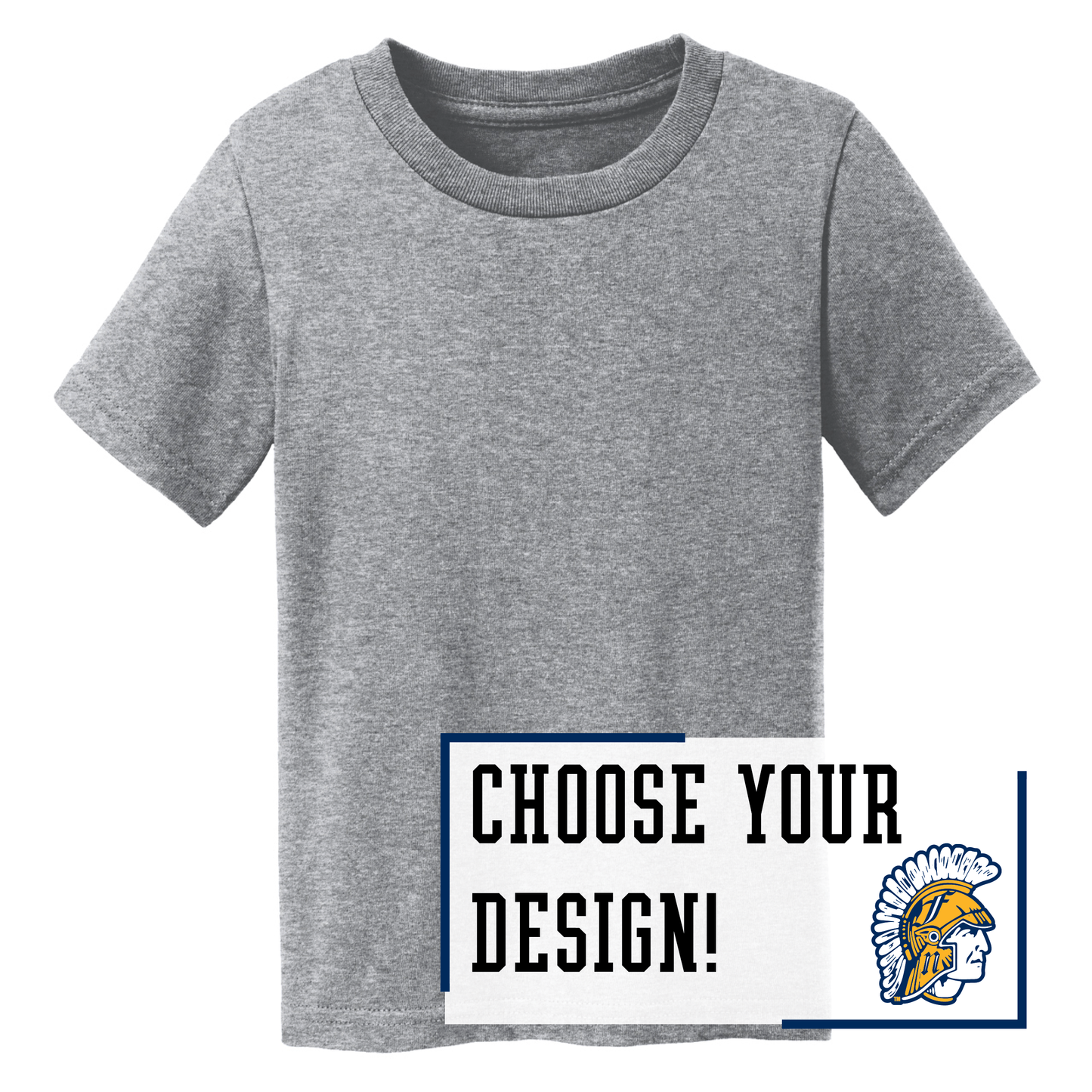 Spartans Port & Co™ Toddler Core Cotton Tee (CAR54T)