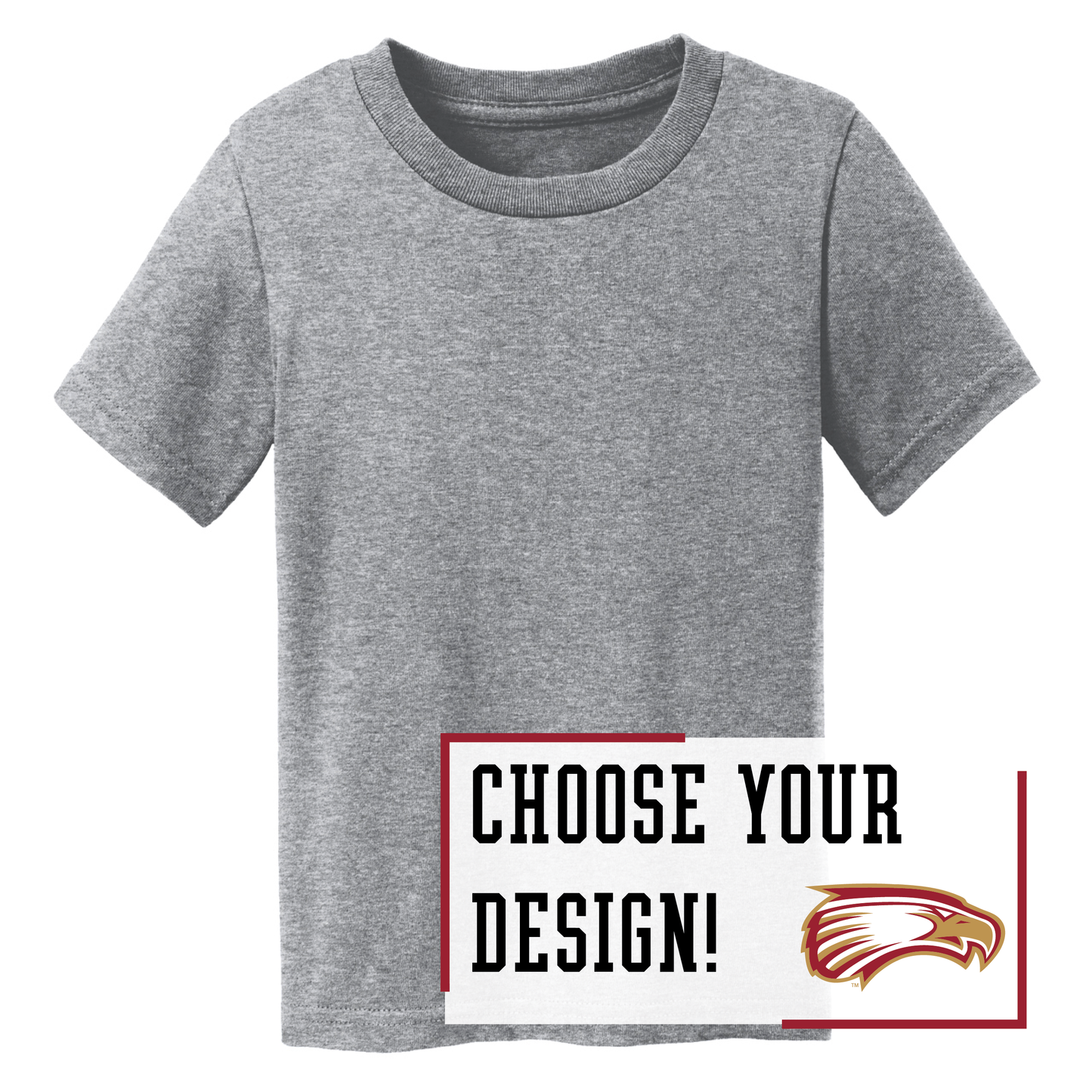Eagles Port & Co™ Toddler Core Cotton Tee (CAR54T)