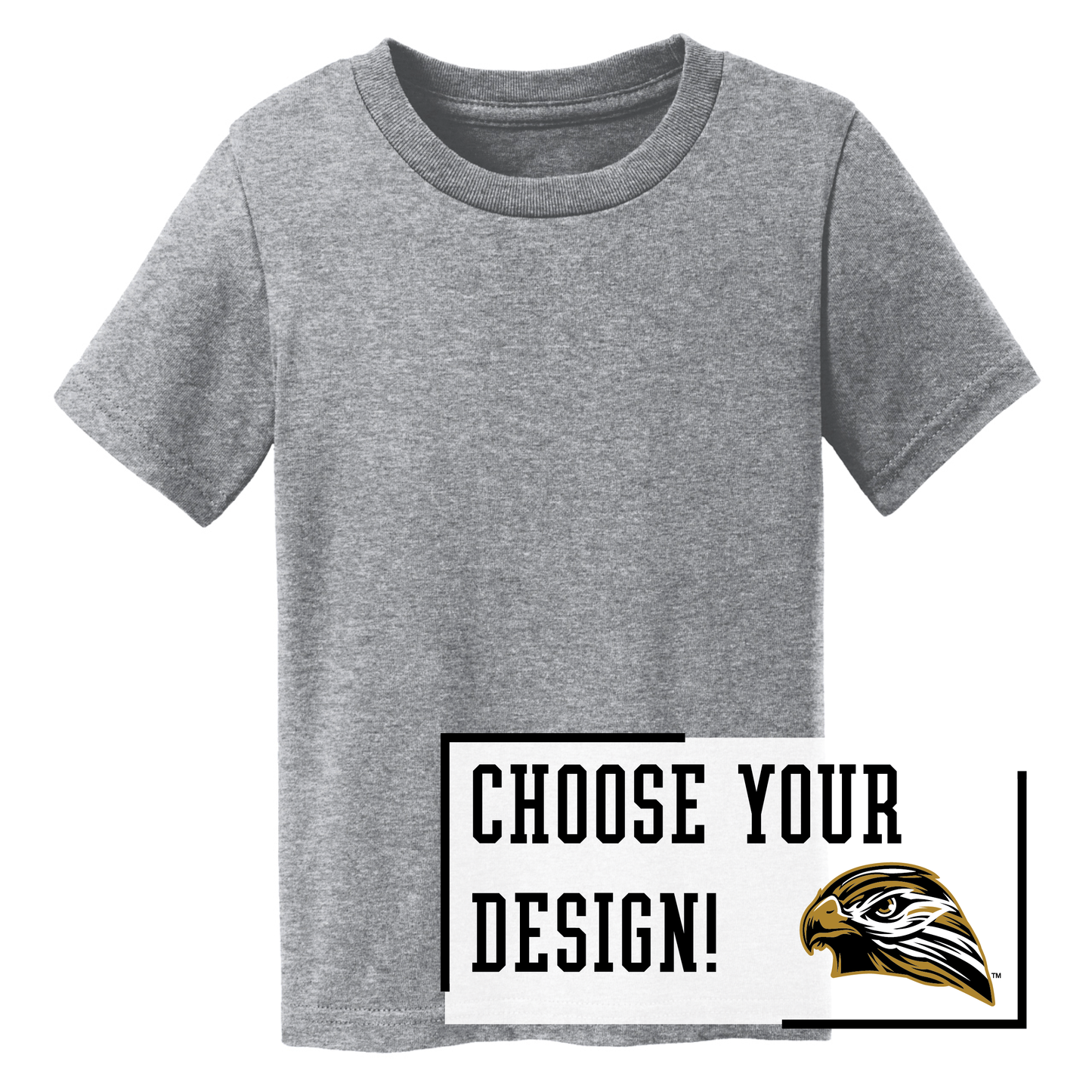 Hawks Port & Co™ Toddler Core Cotton Tee (CAR54T)