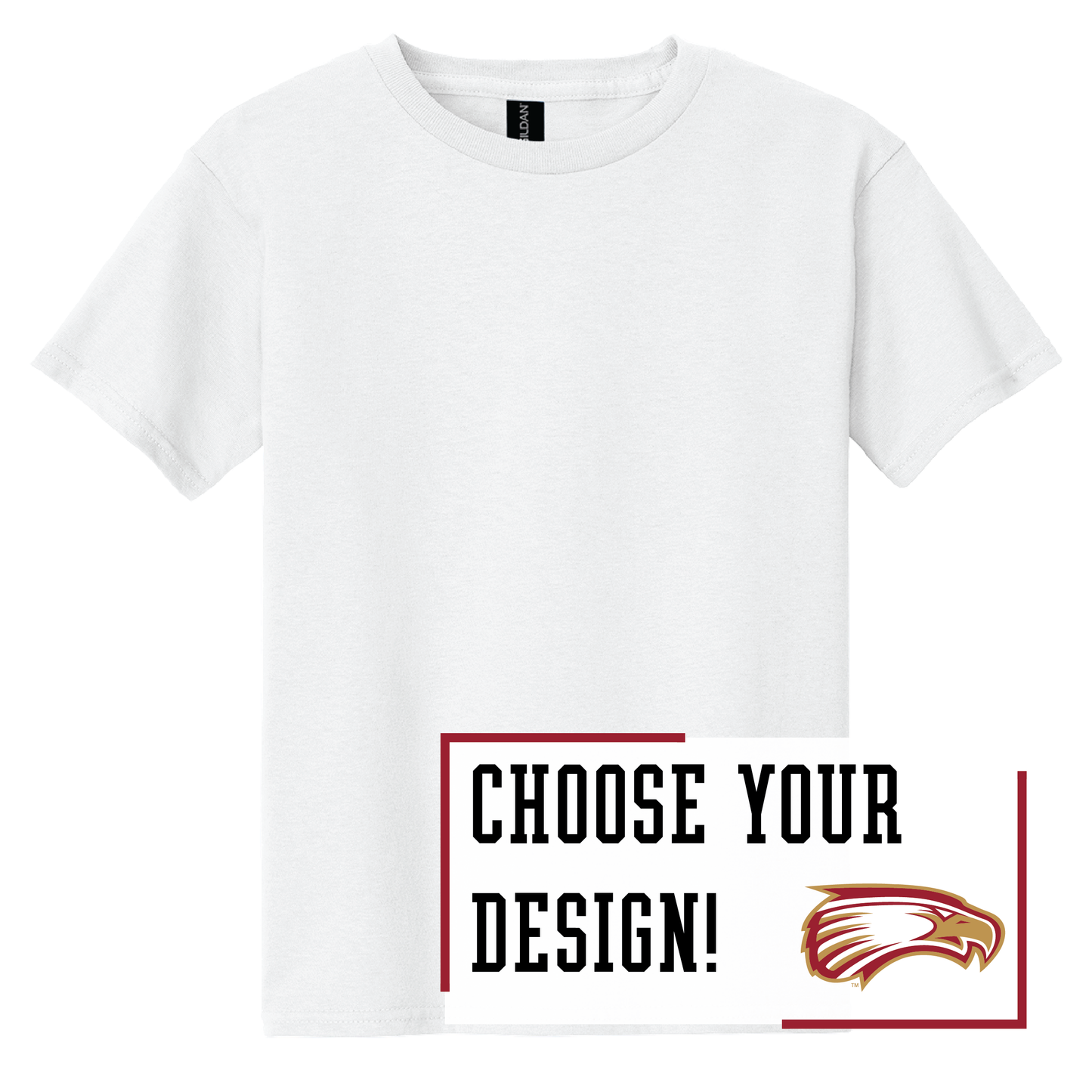Eagles Gildan® Youth 100% Cotton T-Shirt (5000b)