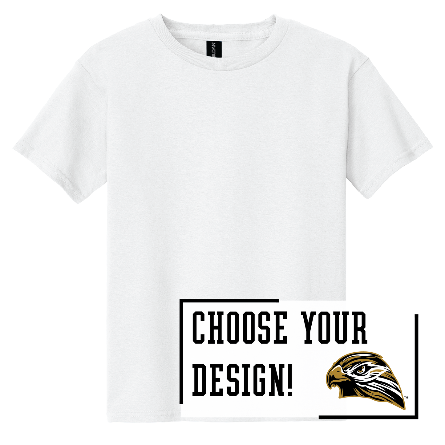 Hawks Gildan® Youth 100% Cotton T-Shirt (5000b)