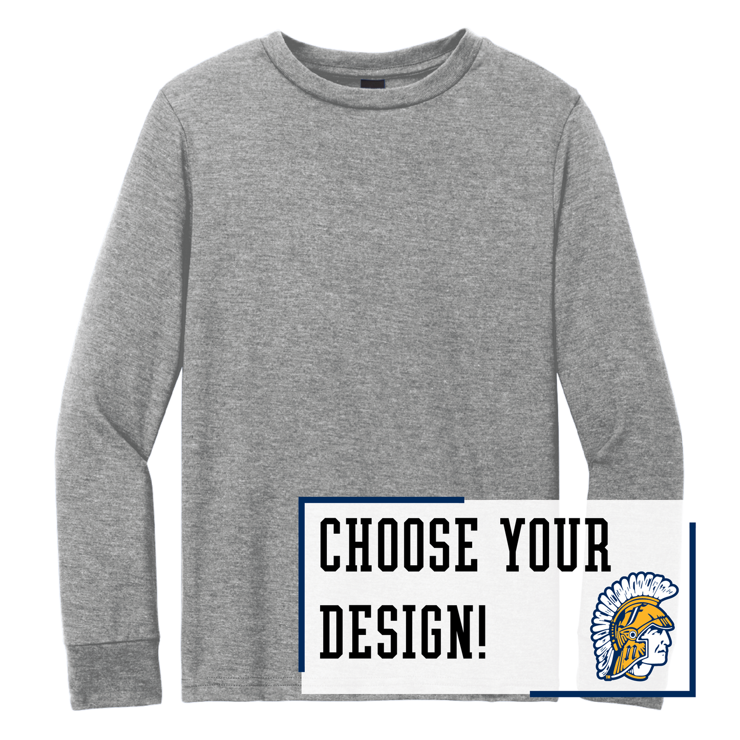 Spartans District® Youth Perfect Tri® Long Sleeve Tee (DT132Y)