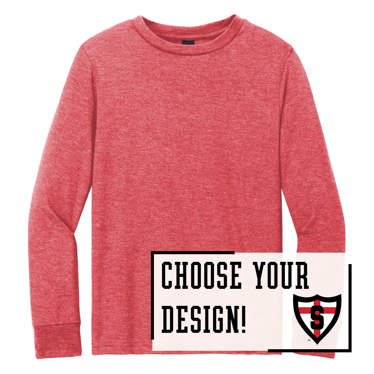 Shanley District® Youth Perfect Tri® Long Sleeve Tee (DT132Y)