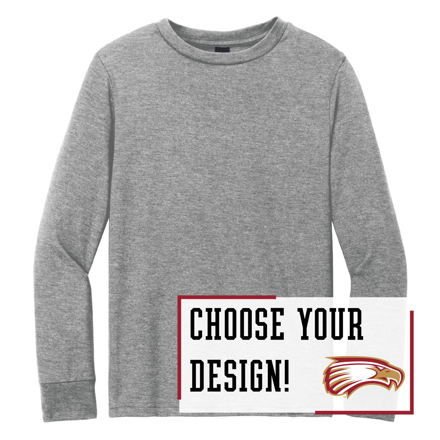 Eagles District® Youth Perfect Tri® Long Sleeve Tee (DT132Y)