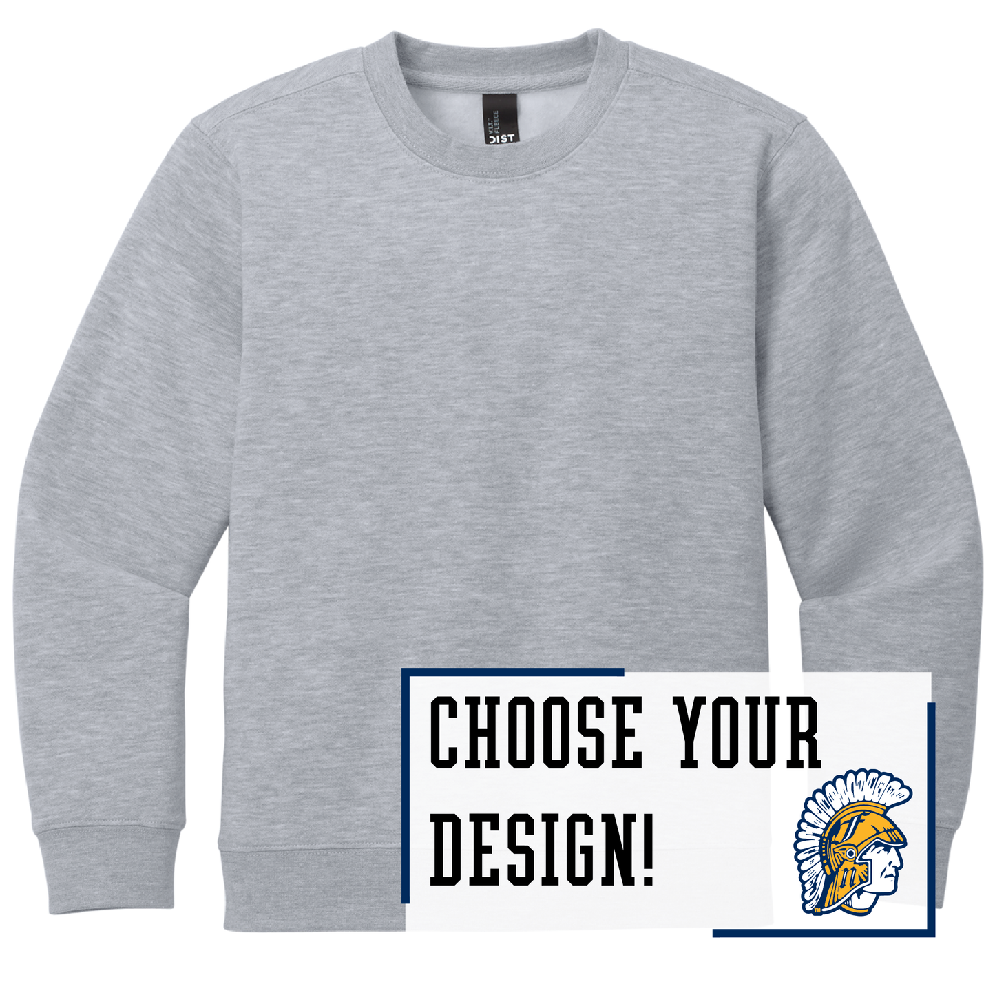 Spartans District® Youth V.I.T.™ Fleece Crew (DT6104Y)
