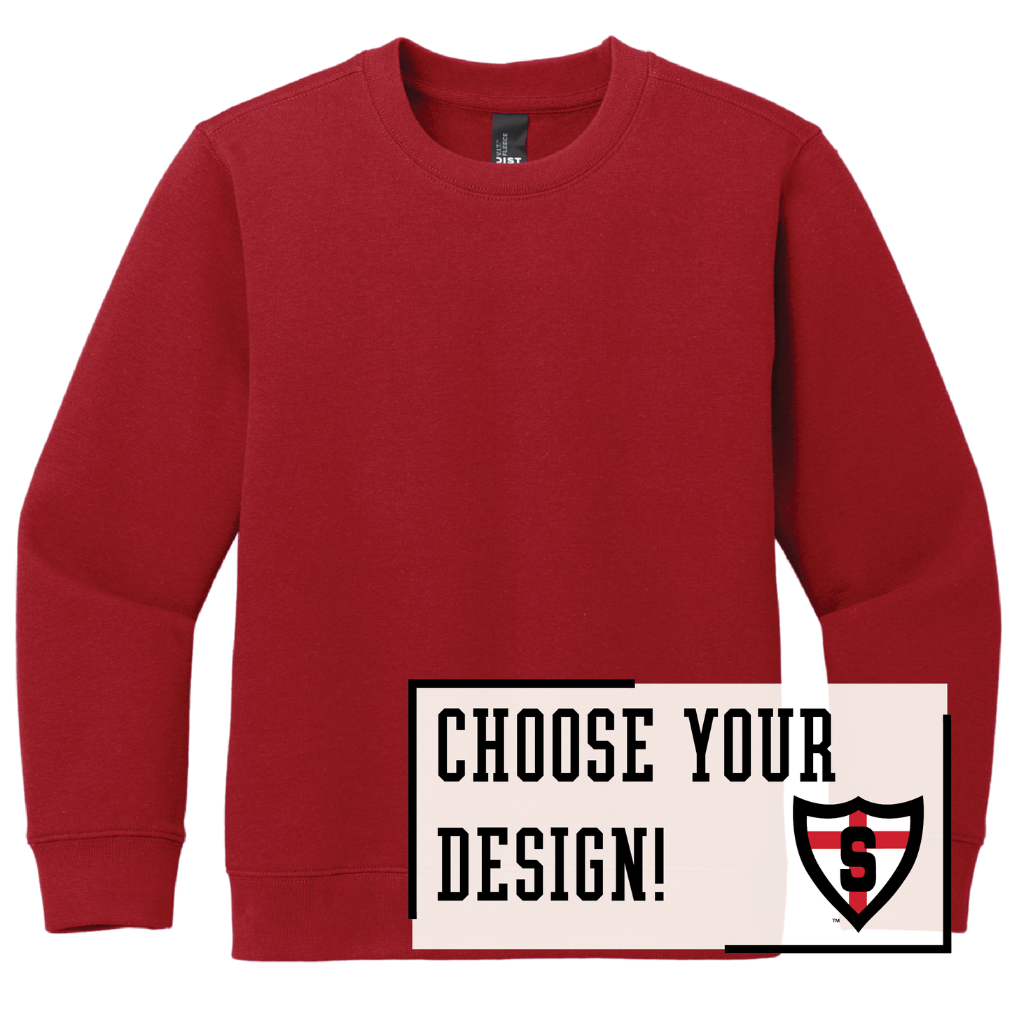 Shanley District® Youth V.I.T.™ Fleece Crew (DT6104Y)