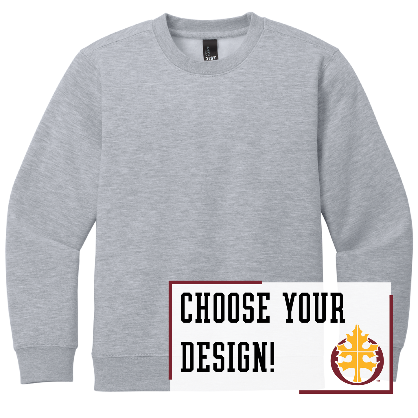 Oak Grove District® Youth V.I.T.™ Fleece Crew (DT6104Y)