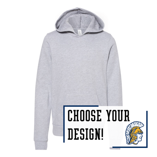 Spartans BELLA+CANVAS® Youth Sponge Fleece Hoodie (BC3719Y)
