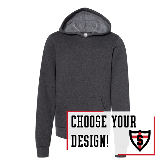 Shanley BELLA+CANVAS® Youth Sponge Fleece Hoodie (3719Y)