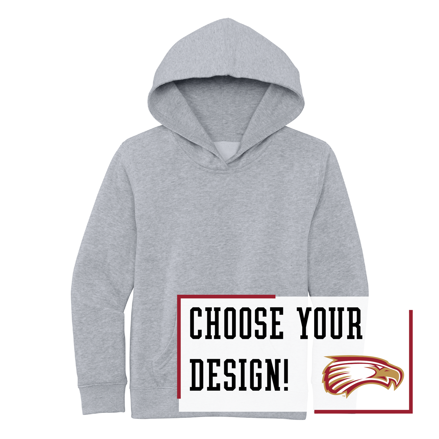 Eagles Black District® Youth V.I.T.™ Fleece Hoodie (DT6100Y)