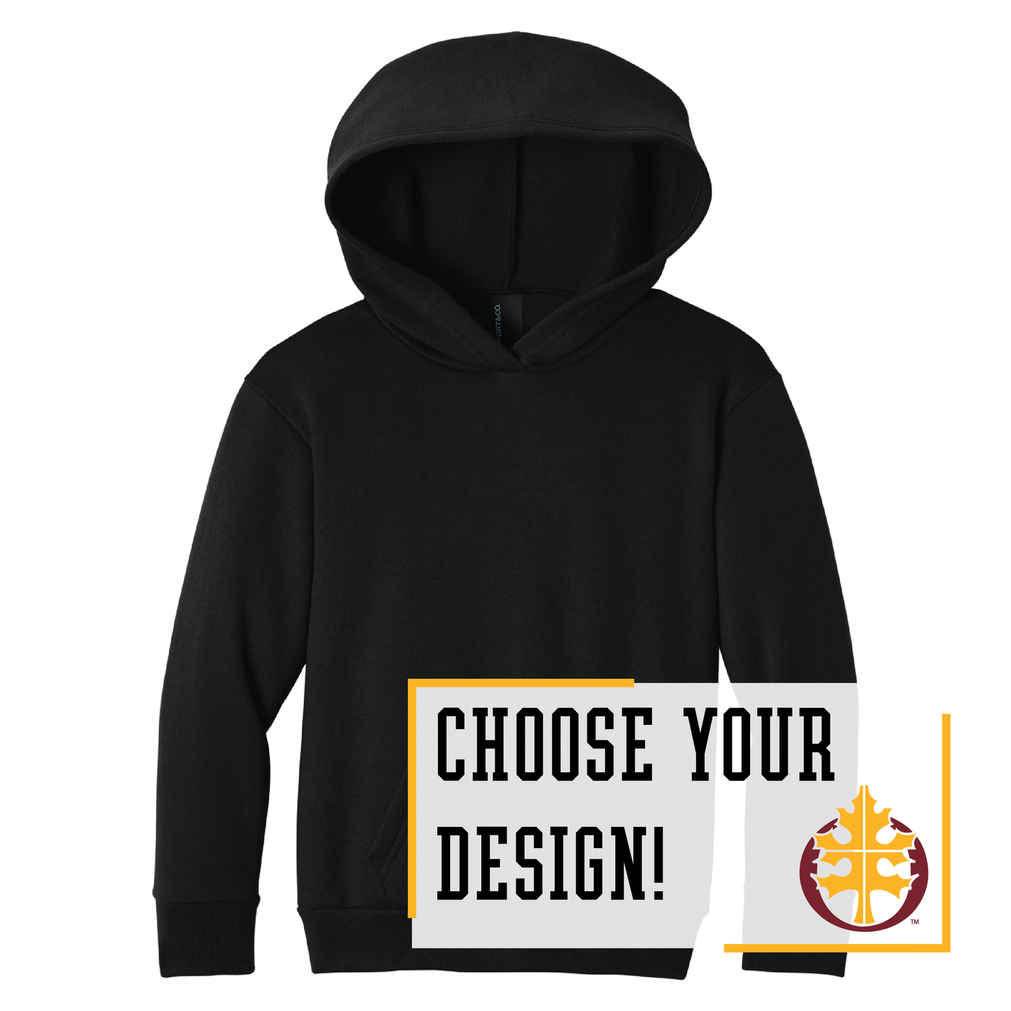 Oak Grove Port & Co™ Youth Pullover Hooded Sweatshirt (PC68YH)