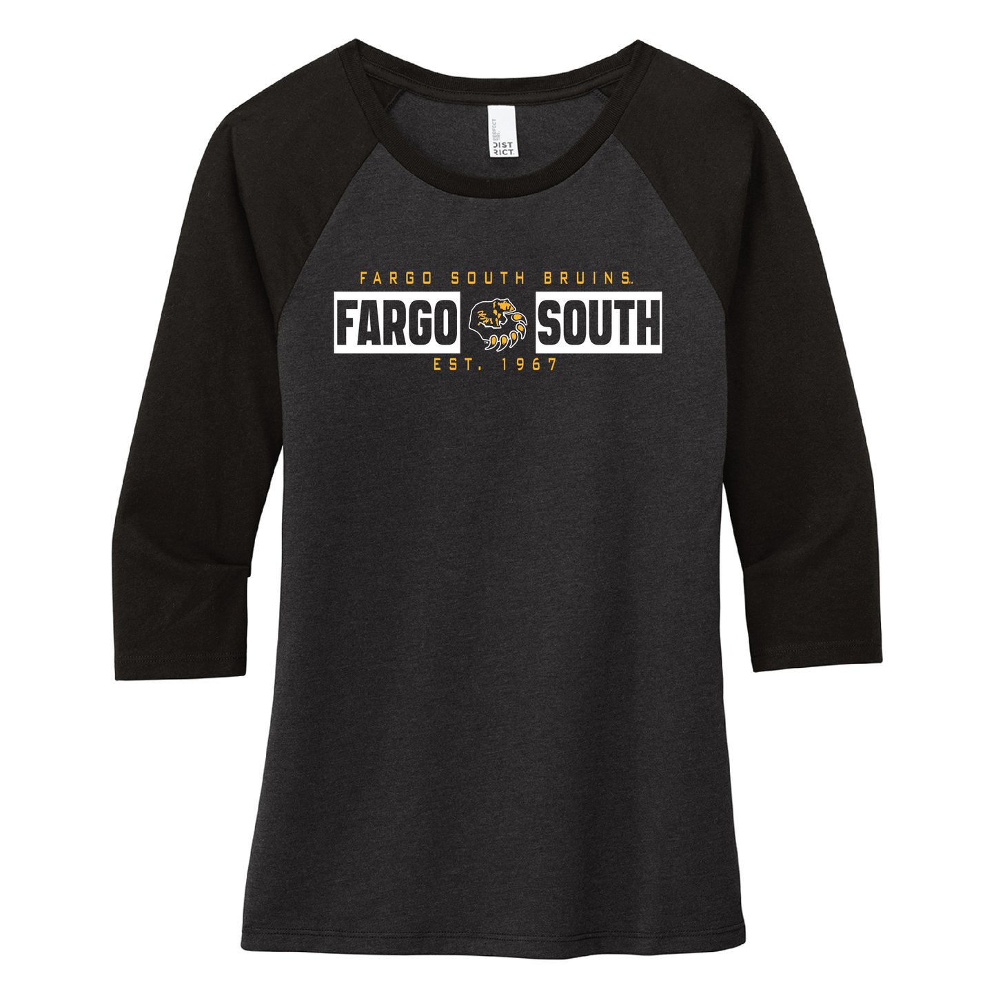 Bruins District® Women’s 3/4-Sleeve Raglan (DM136L)