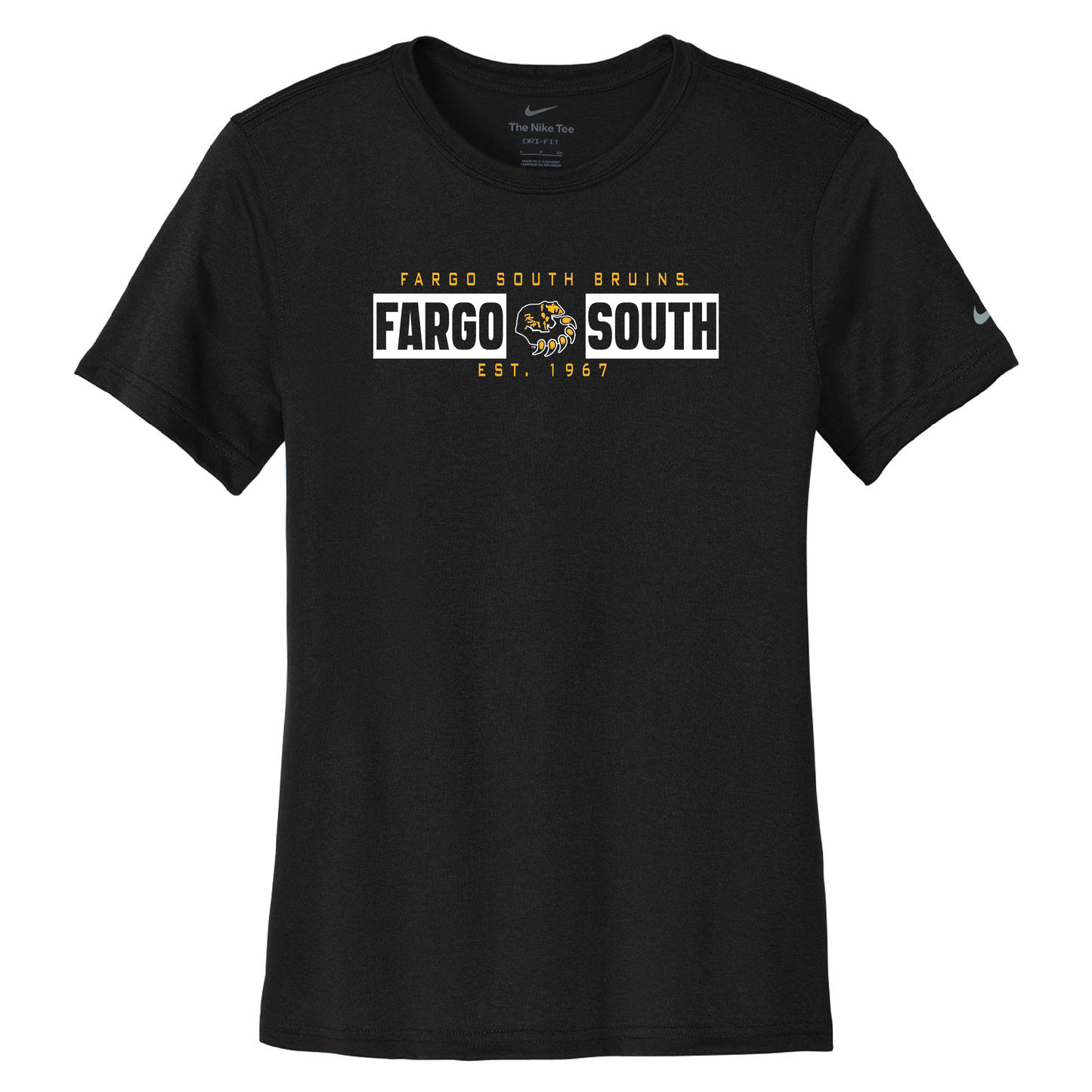 Bruins Nike Women's Swoosh Sleeve rLegend Tee (NKDX8734)