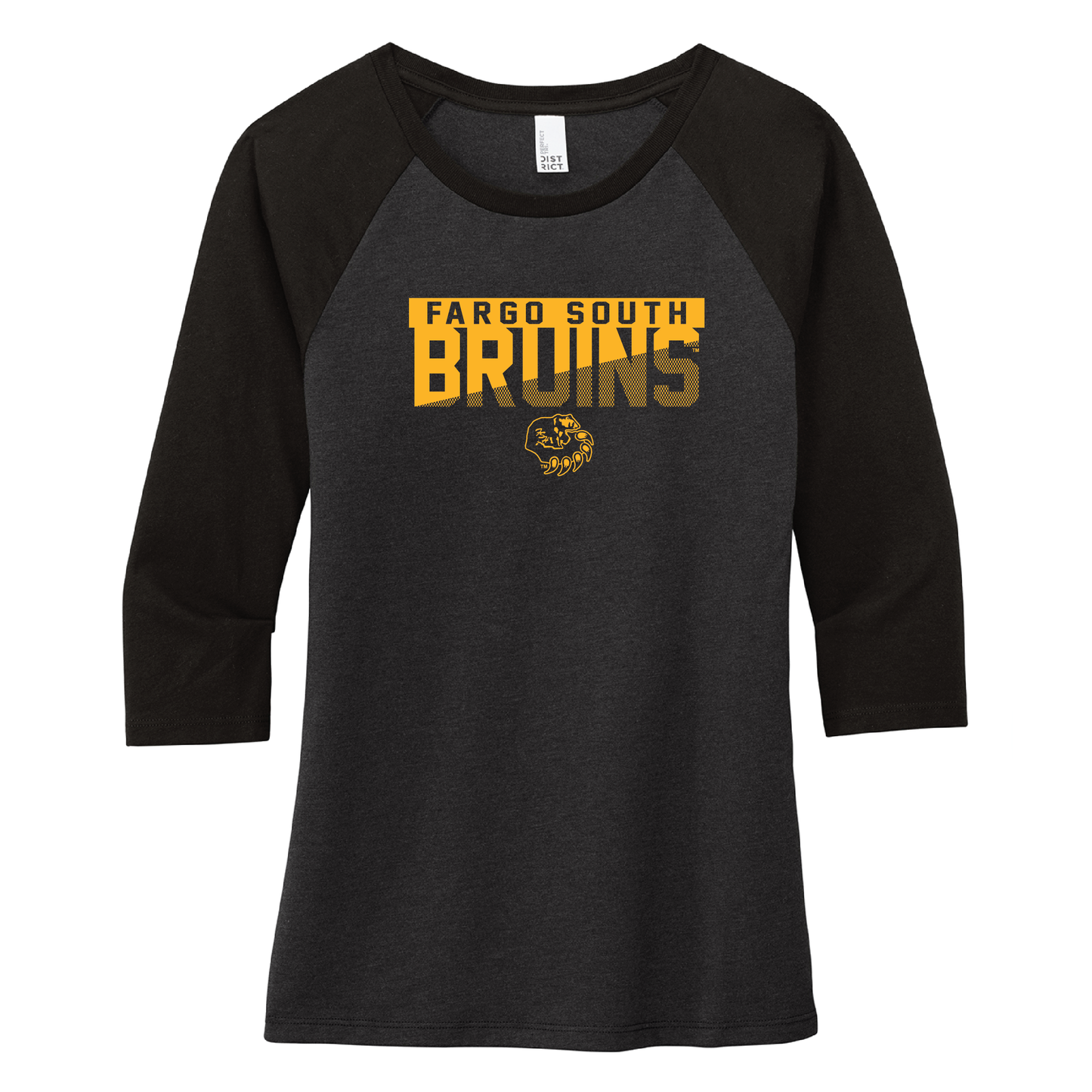 Bruins District® Women’s 3/4-Sleeve Raglan (DM136L)