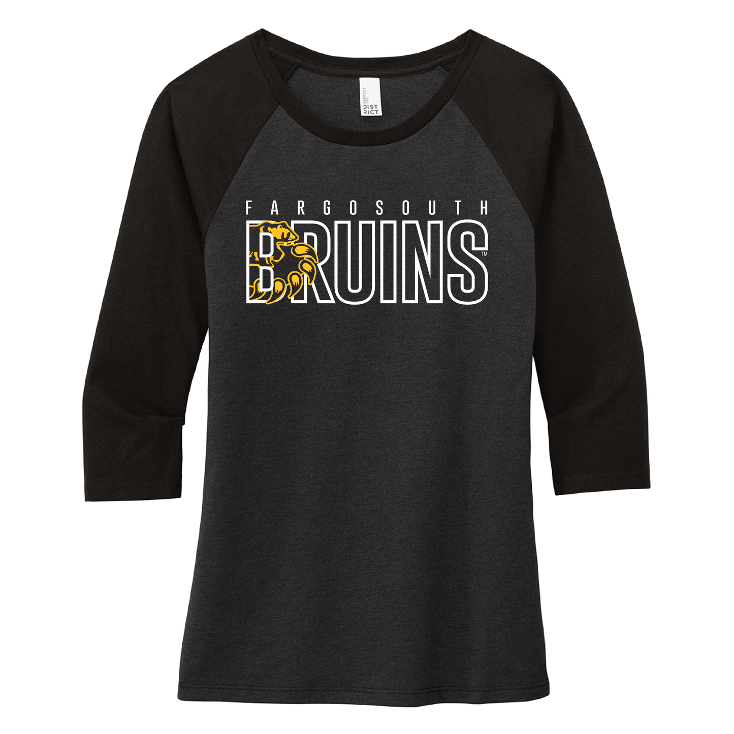 Bruins District® Women’s 3/4-Sleeve Raglan (DM136L)