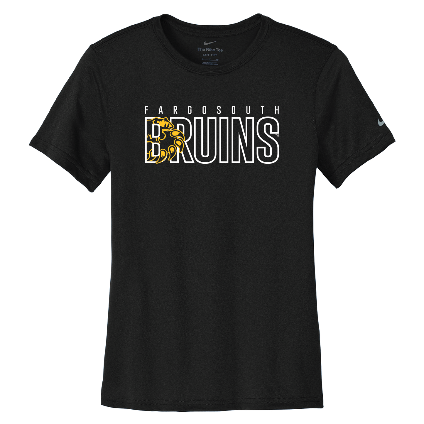 Bruins Nike Women's Swoosh Sleeve rLegend Tee (NKDX8734)