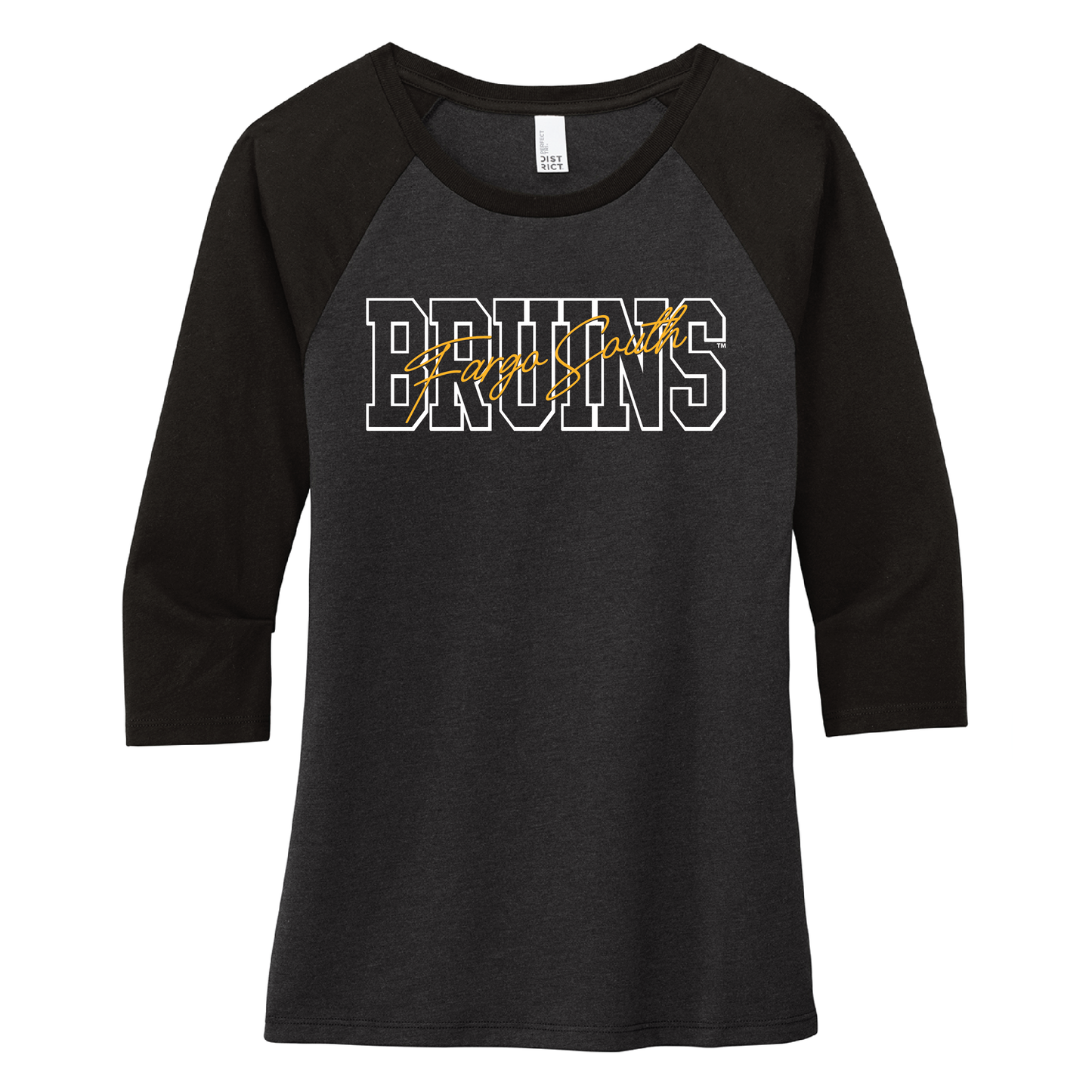 Bruins District® Women’s 3/4-Sleeve Raglan (DM136L)