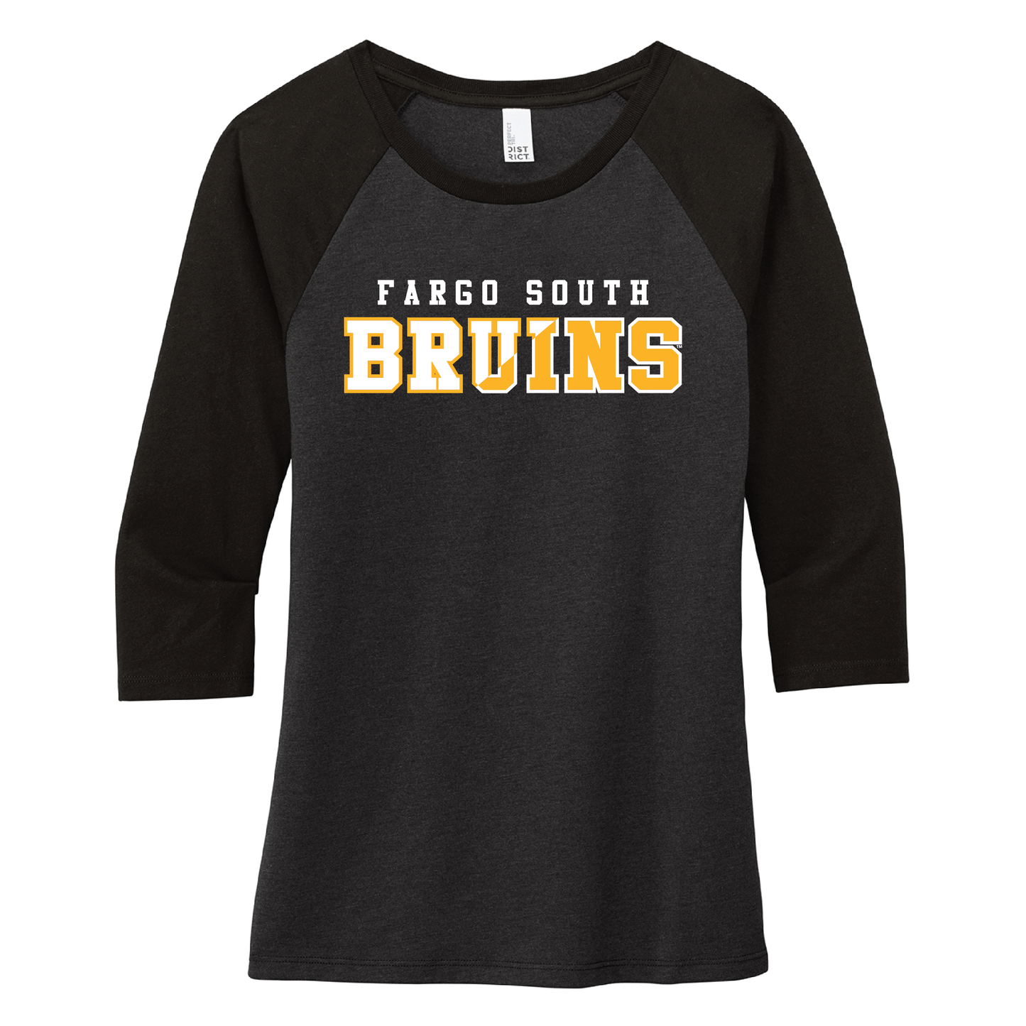Bruins District® Women’s 3/4-Sleeve Raglan (DM136L)