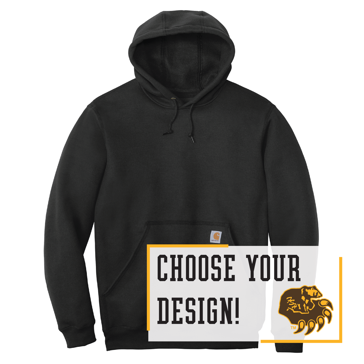 Bruins Carhartt® Midweight Hooded Sweatshirt (CTK121)