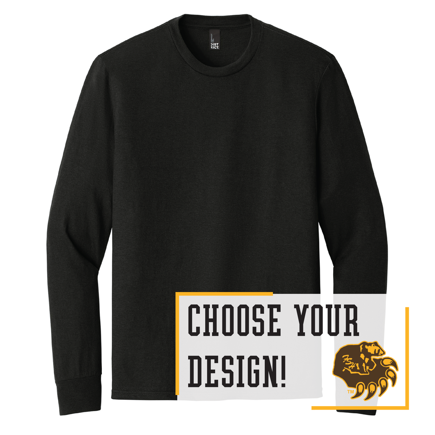 Bruins District® Perfect Tri® Long Sleeve Tee (DM132)
