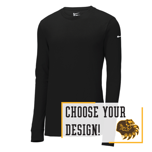 Bruins Nike Dri-FIT Cotton/Poly Long Sleeve Tee (NKBQ5230)