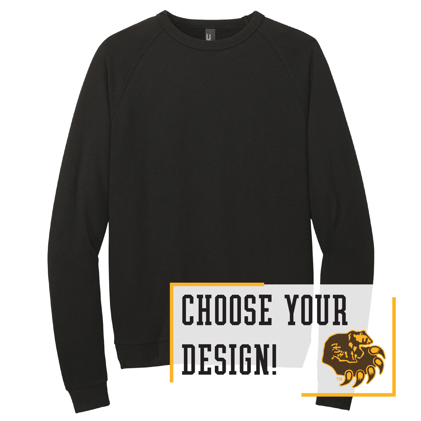 Bruins District® Perfect Tri® Fleece Crewneck Sweatshirt (DT1304)