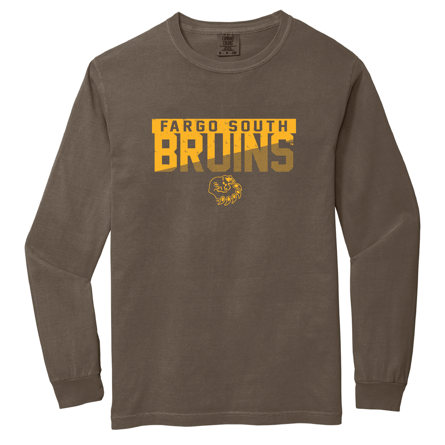 Bruins Comfort Colors® Heavyweight Ring Spun Long Sleeve Tee (6014)